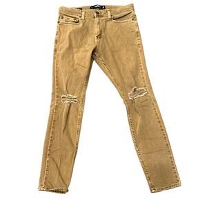 Hollister Men's Epic Flex Super Skinny Distressed Jean Size 30x30